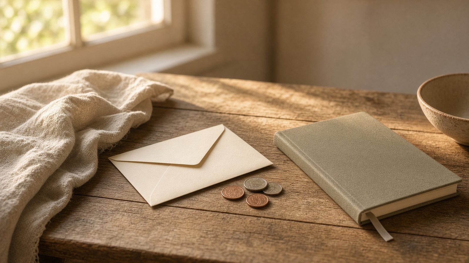 Illustration éditoriale Blockchain Addict, lumière crème et cuivre, sans logo de marque.
