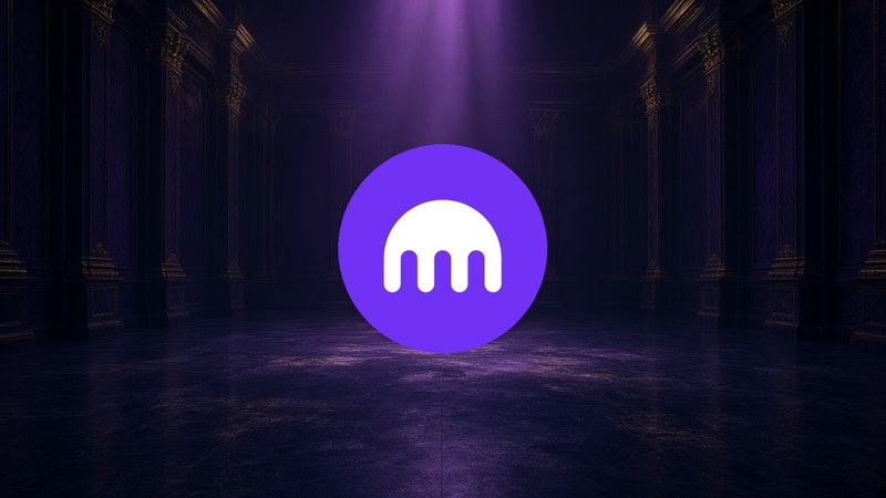 Logo Kraken violet, centré.