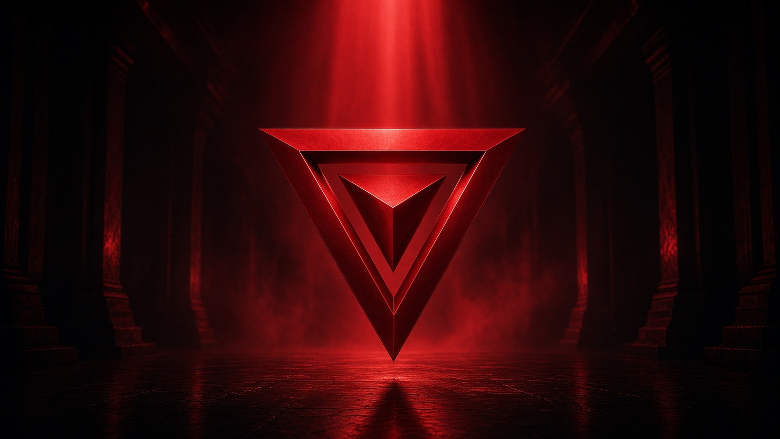 Logo Avalanche rouge, centré.