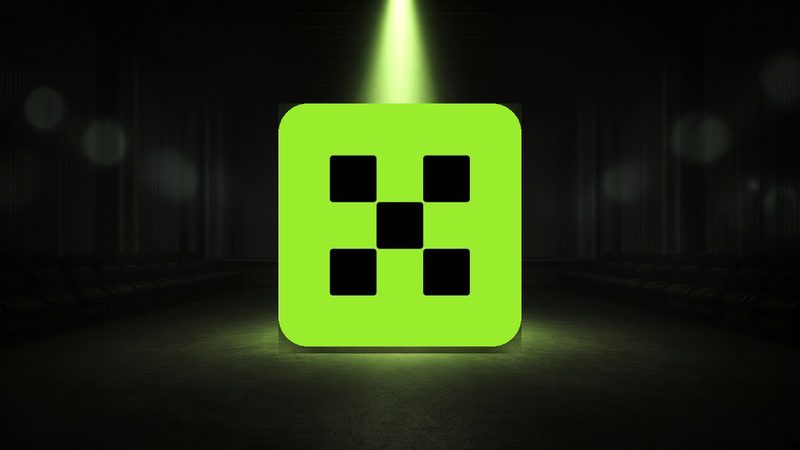 Logo officiel OKX Wallet, vert, centré.