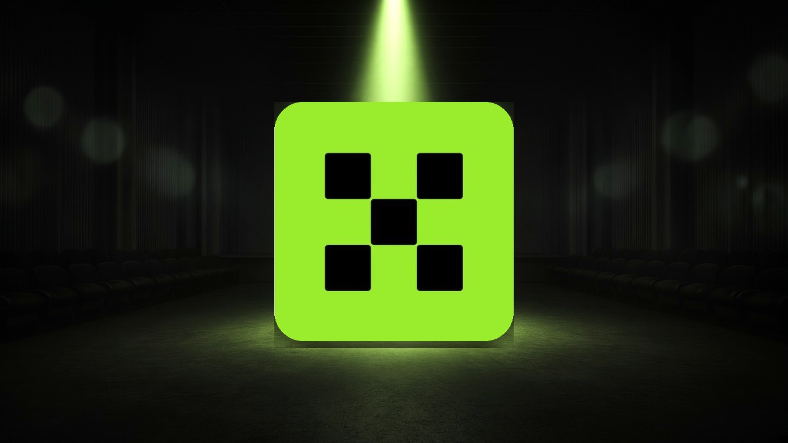 Logo officiel OKX Wallet, vert, centré.