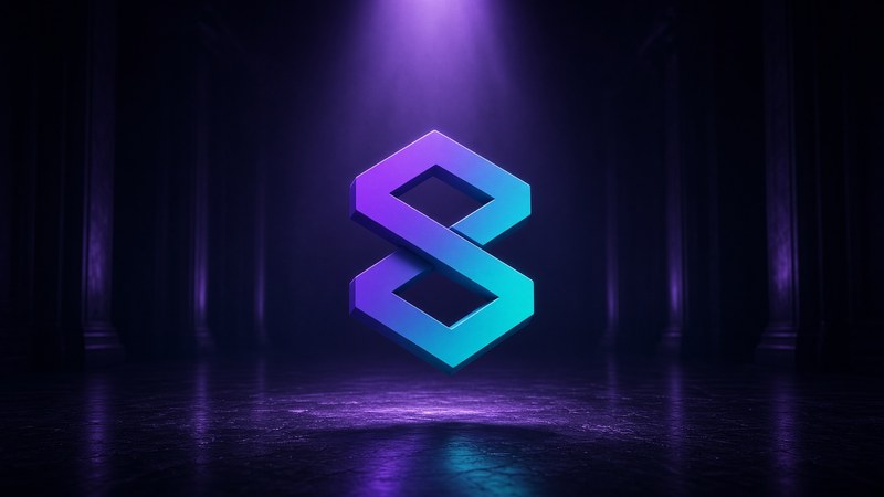 Logo Solana, centré.