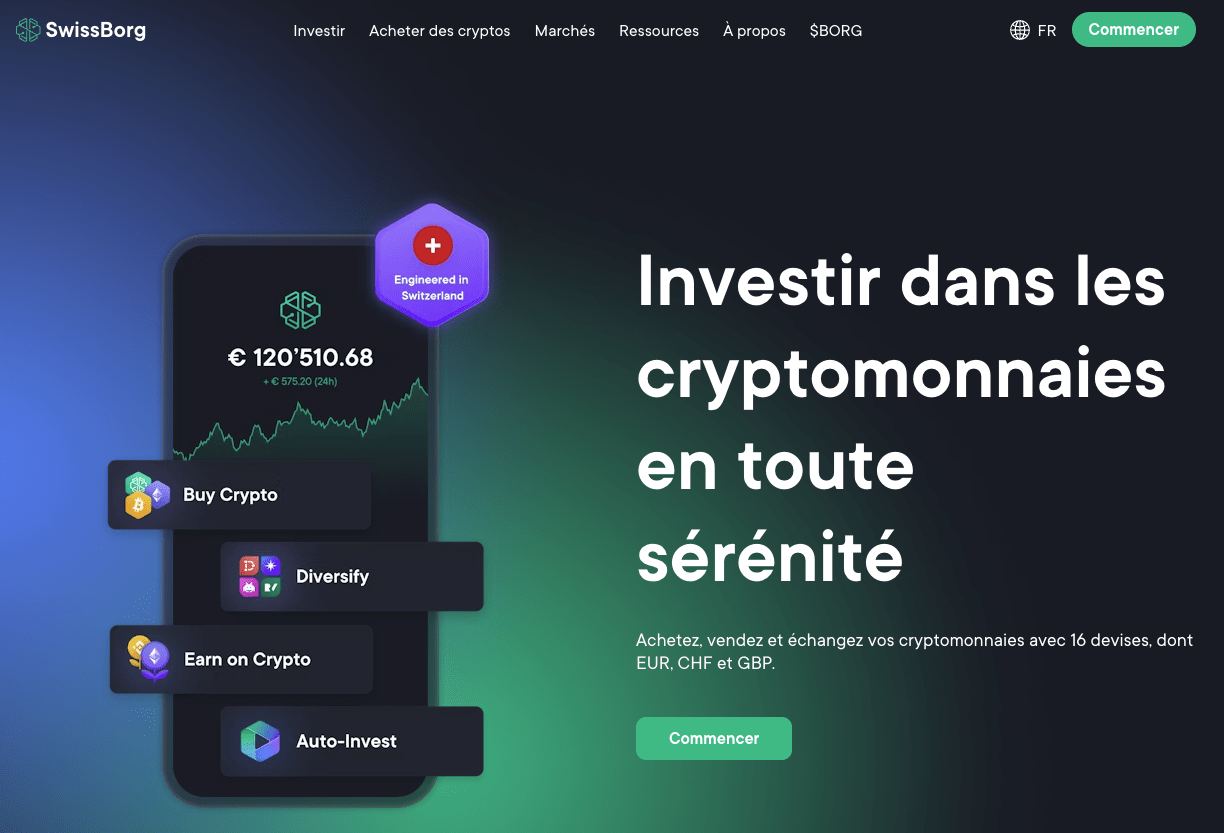 SuissBorg - homepage