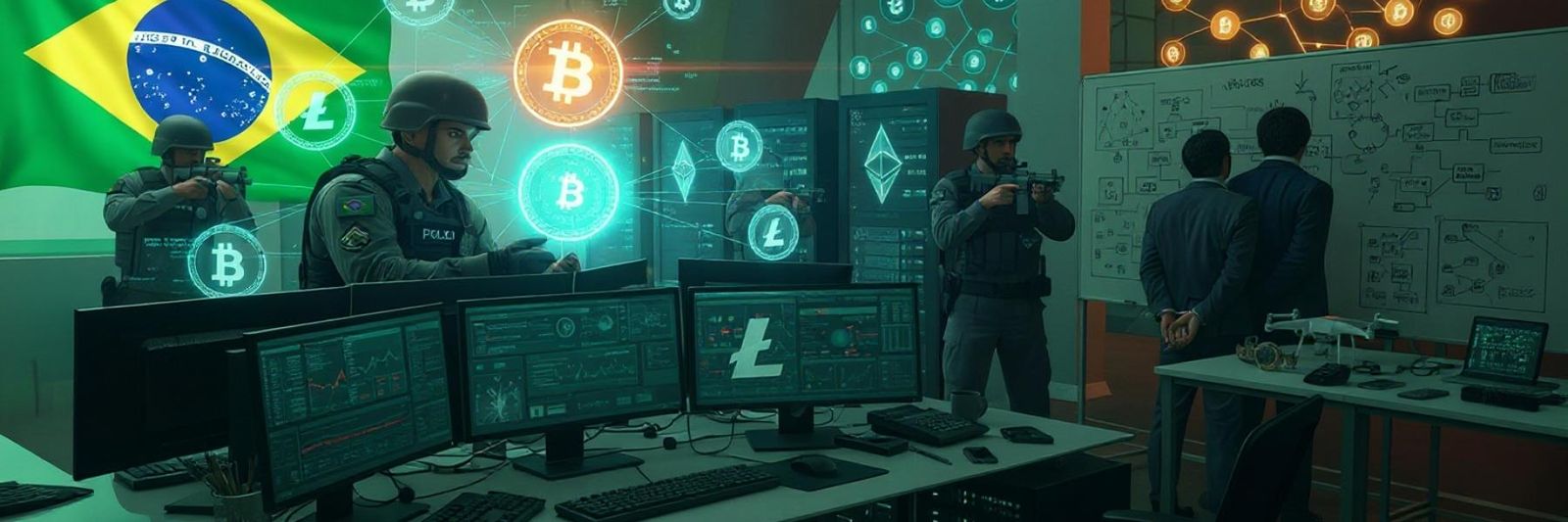 Blanchiment via crypto : la Police Fédérale brésilienne démantèle une organisation criminelle géante
