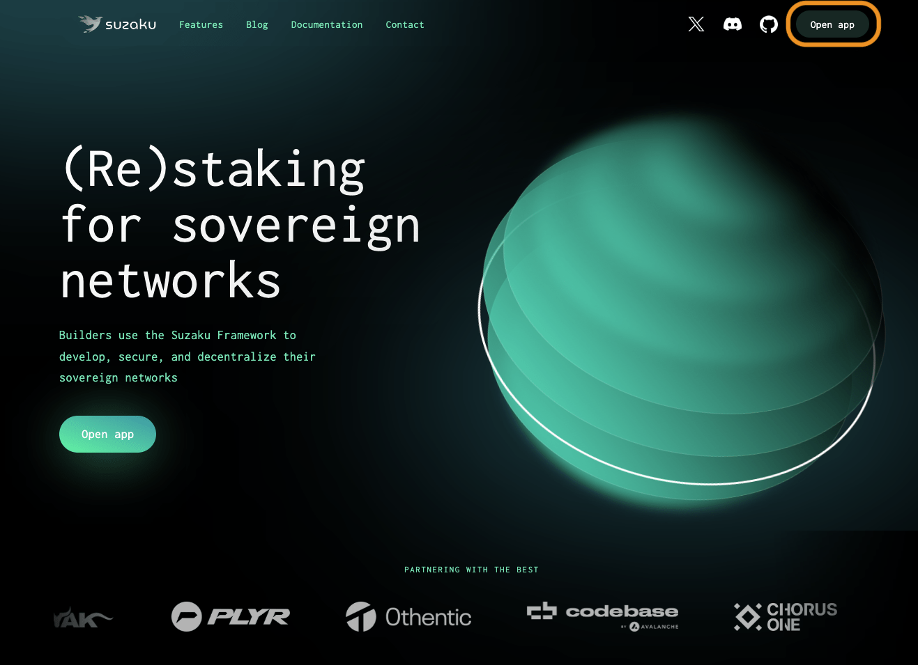 suzaku.network - homepage - blockchainaddict.fr