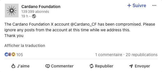 Cardano - linkedin