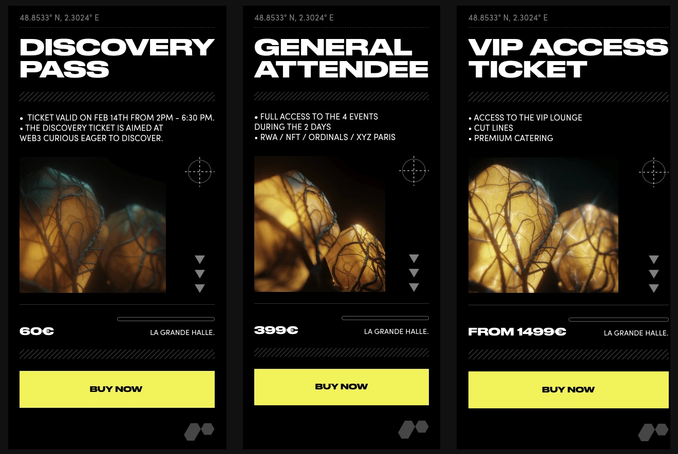 NFT Paris - billets