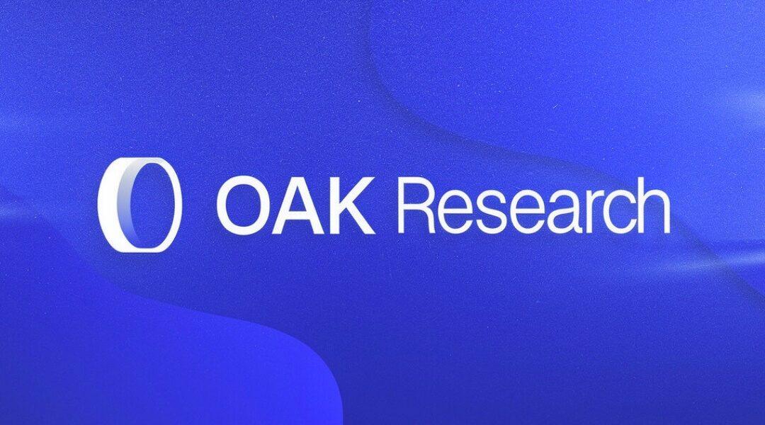 Data et trading crypto : Oak Research la boussole de vos cryptomonnaies